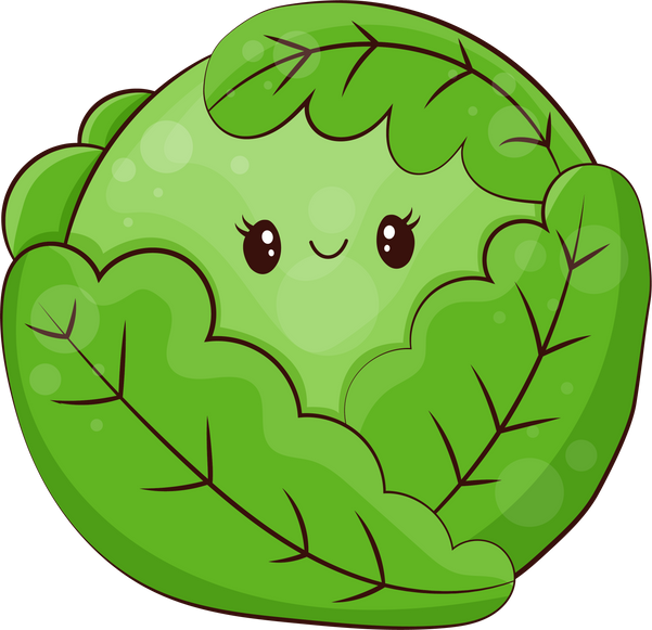 Cartoon cabbage